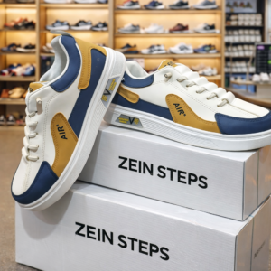 201-Off-White & Mustard yellow